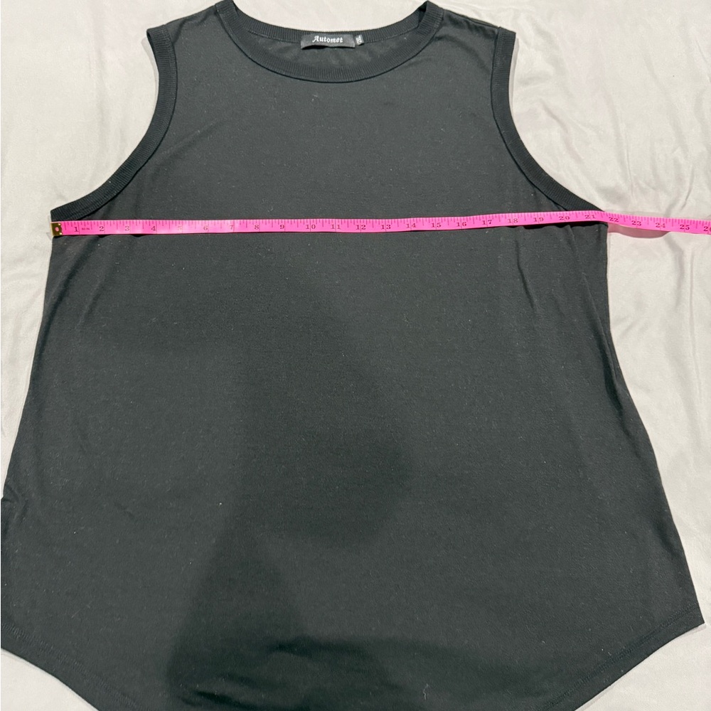Automet Charcoal Sleeveless Top